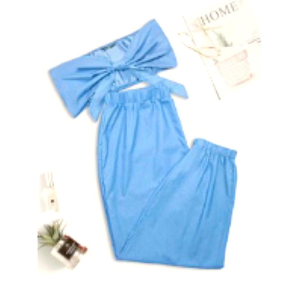 SheIn Plus Demin 2 pc Tube top Set